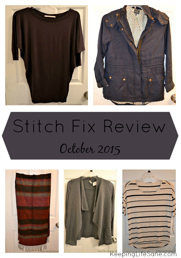 Stitch Fix Review- October 2015