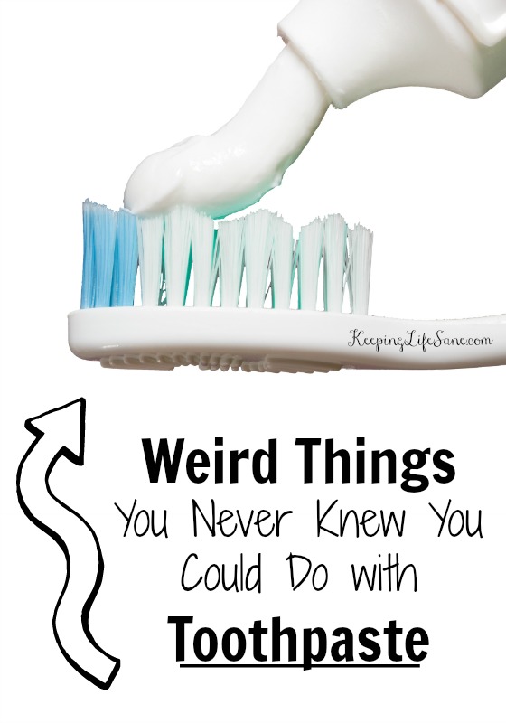 Weird things you never knew you could do with toothpaste