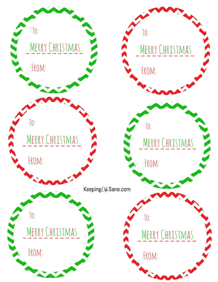 FREE Christmas Gift Tags