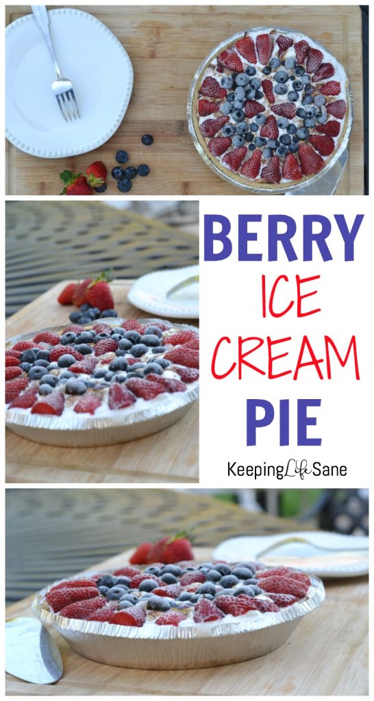 Are you looking for a fun and easy summer dessert? You are going to love this chocolate berry ice cream pie. There won't be any leftovers.