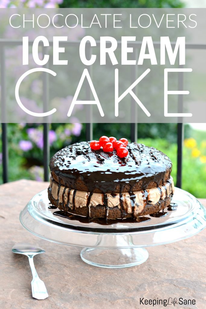 This chocolate lover's ICE CREAM CAKE is the best dessert during the summer. You have to check see how easy it is. So simple!