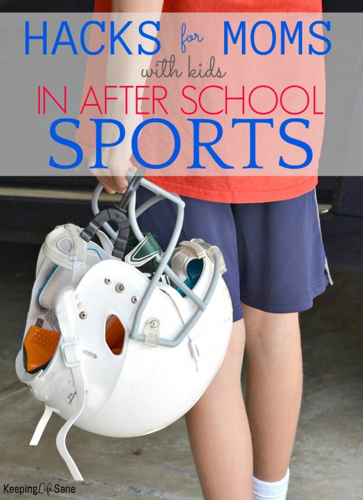 Are your afternoons crazy like mine? Here are some GREAT hacks for moms with kids in after school sports. You'll want to read these!