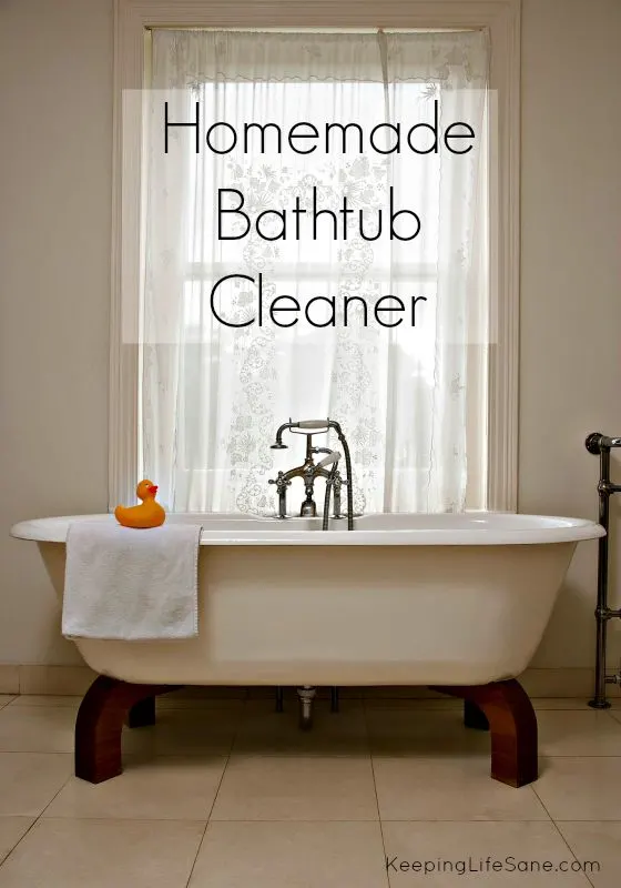 Homemade Bathtub Cleaner