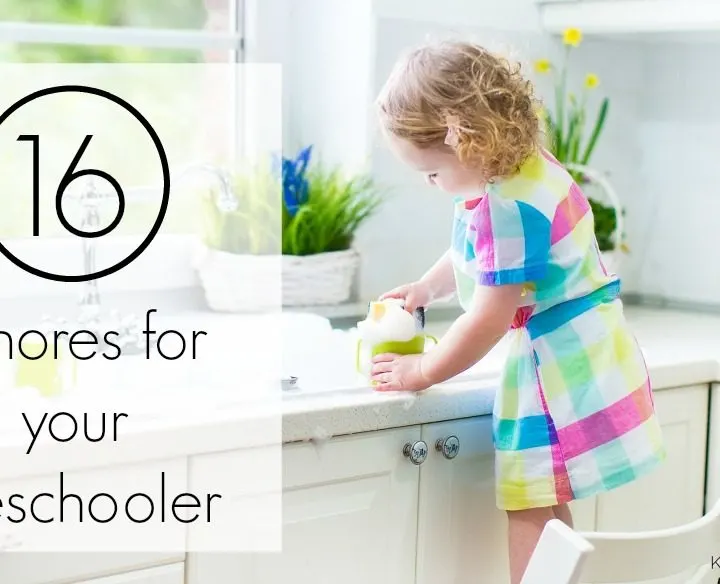 16 Chores for your Preschooler