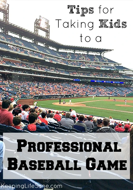 Tips for Taking Kids to Professional Baseball Game
