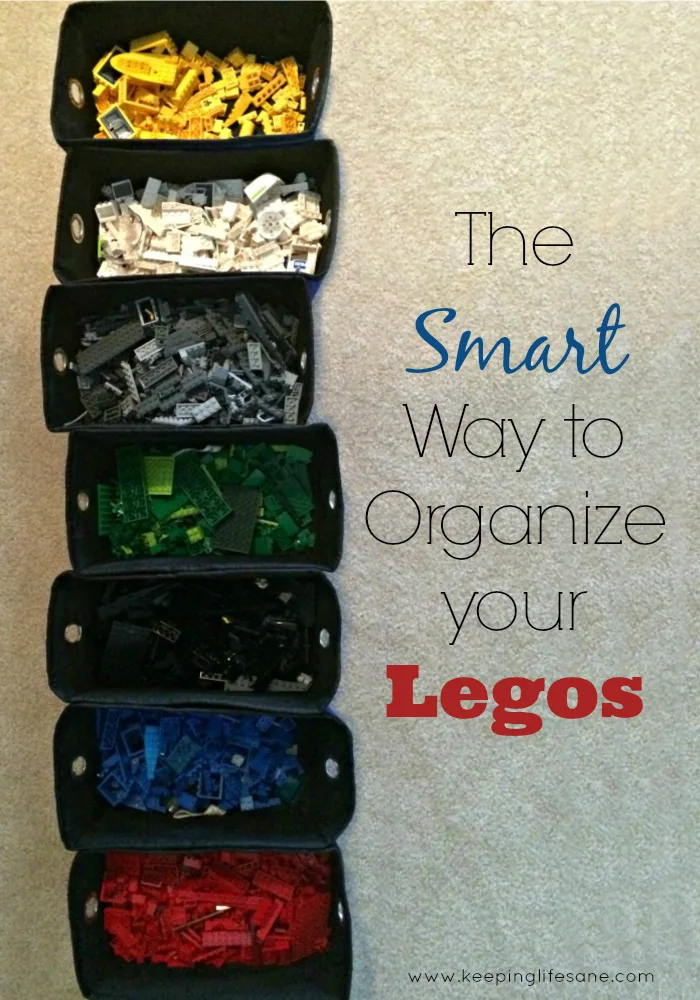 Are your LEGOS all over the place? Are you constantly searching for the piece you need? This is the best way to organize your LEGOS!