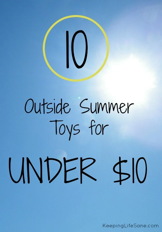 Outside Summer Toys
