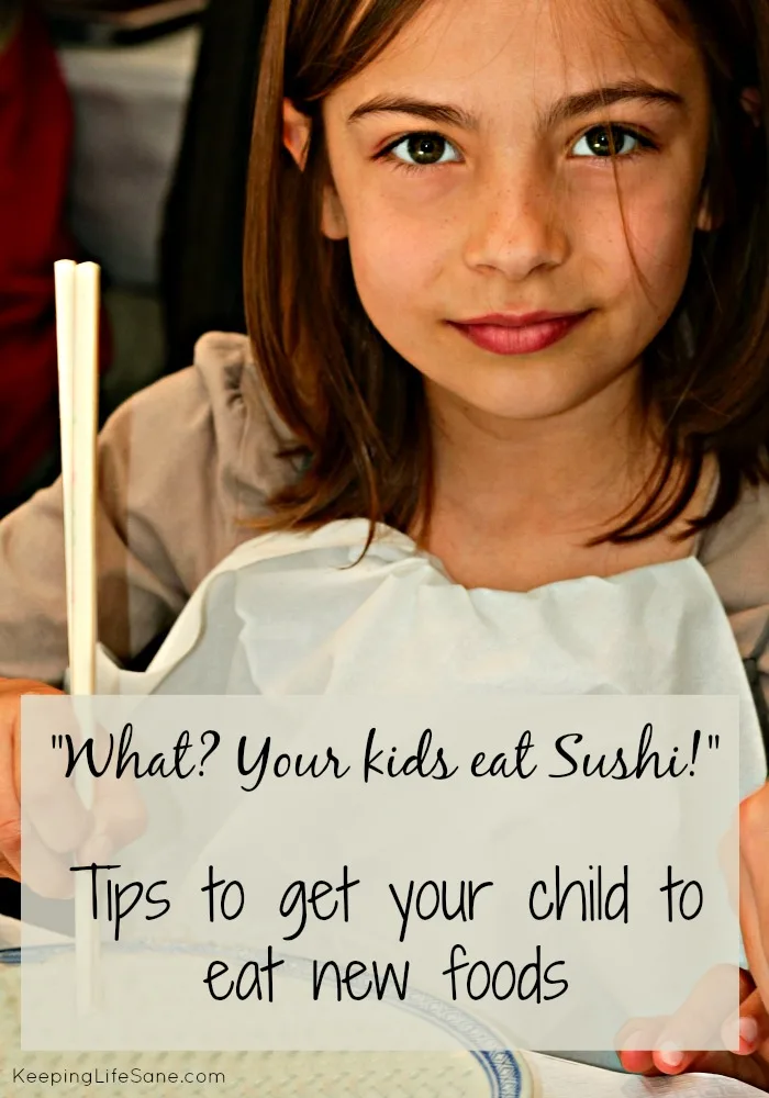 Tips to get your child to eat new foods
