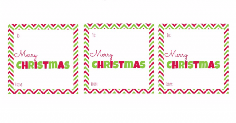 Here are some FREE Christmas Gift Tags (square) that you can print out at home. Your gifts will look great and it doens't cost a fortune.