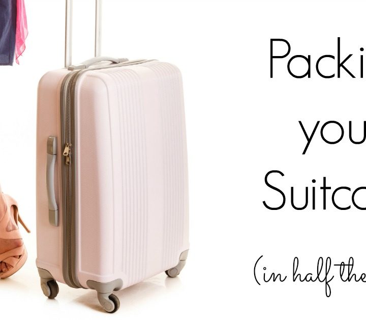 Packing your suitcase for a trip (in half the time)