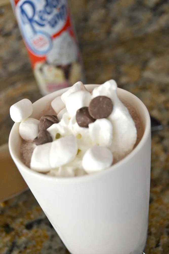 This is the perfect dessert over the holiday and that you and your kids will love. Frozen hot chocolate is a HUGE hit in my house!