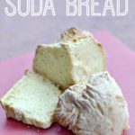 sliced soda bread on red mat