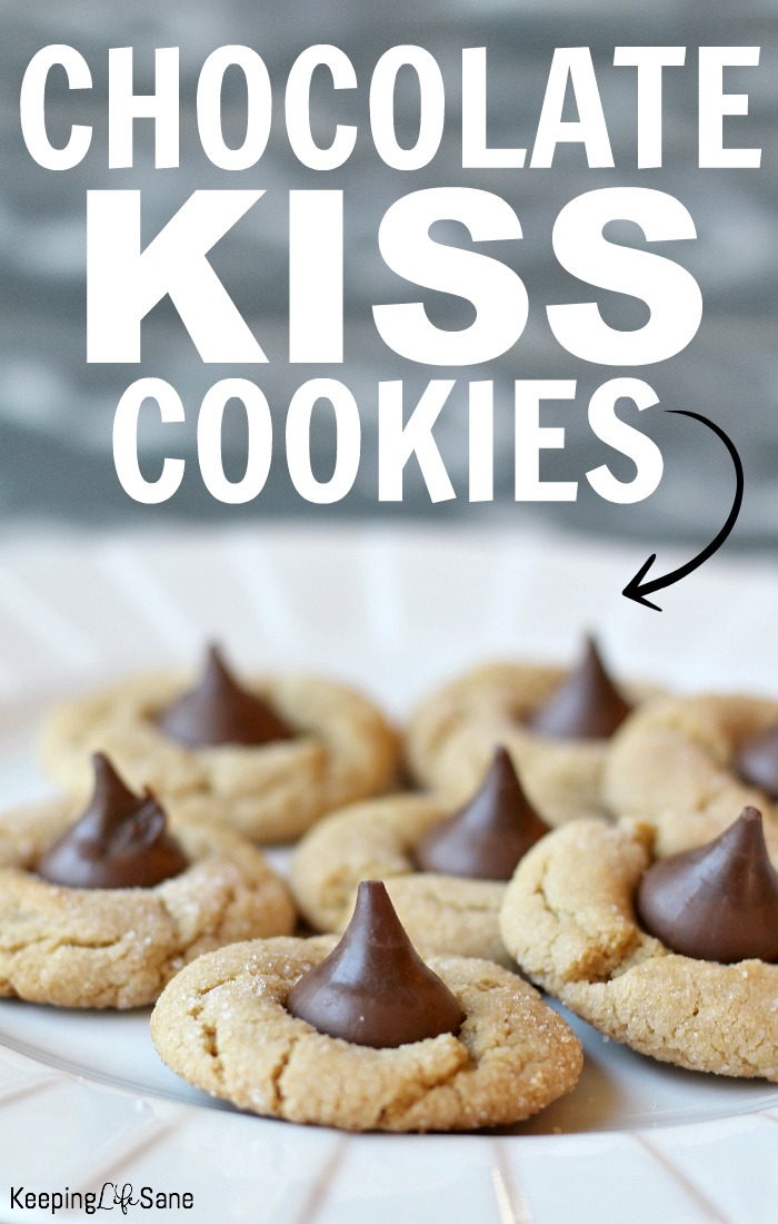 Eggless Peanut Butter Blossoms - Keeping Life Sane