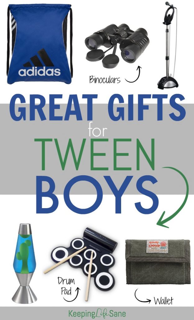 Ich habe zwei TWEEN-Jungs und manchmal kann es eine Herausforderung sein, ein gutes Geschenk zu finden. Also habe ich mit ihrer Hilfe einen Leitfaden für Geschenke für Tween-Jungs erstellt.'ve created a gifts for tween boys guide.