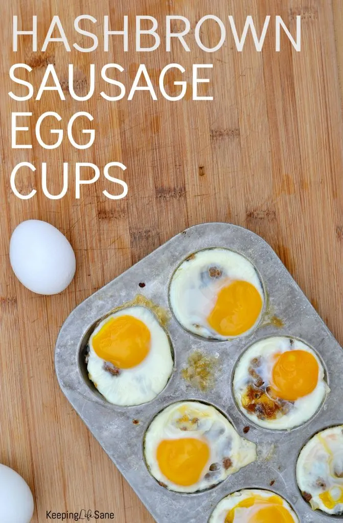 These hash brown sausage egg cups are a FANTASTIC breakfast. They're so easy to make and will keep you and your family full until lunch!