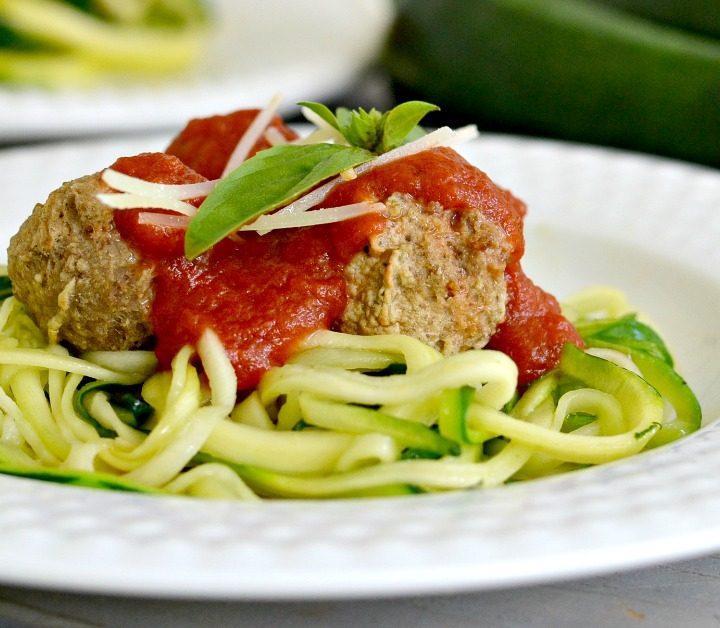 You'll want to save this recipe for quick turkey meatballs over zucchini noodles. It's a fun way to try eating your veggies.