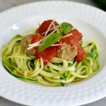 You'll want to save this recipe for quick turkey meatballs over zucchini noodles. It's a fun way to try eating your veggies.
