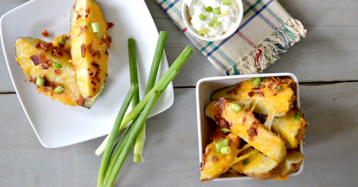 Quick and Easy Loaded Potato Wedges Keeping Life Sane