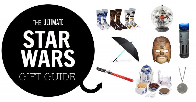 Almost everyone knows a Star Wars fan. Check out this ultimate Star Wars gift guide for the mega fan in your life!