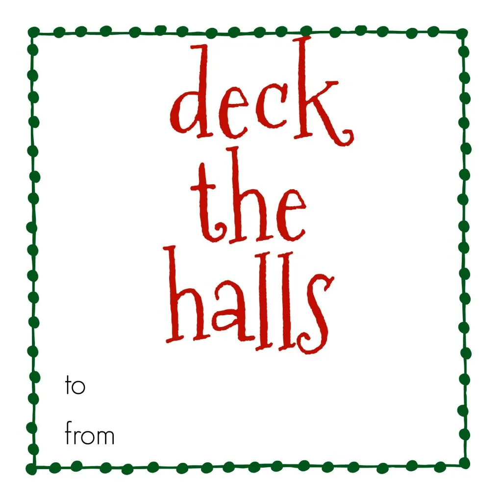 Get these FUN printable Christmas gift tags! You can print them right from your computer at home for FREE. Merry Christmas!