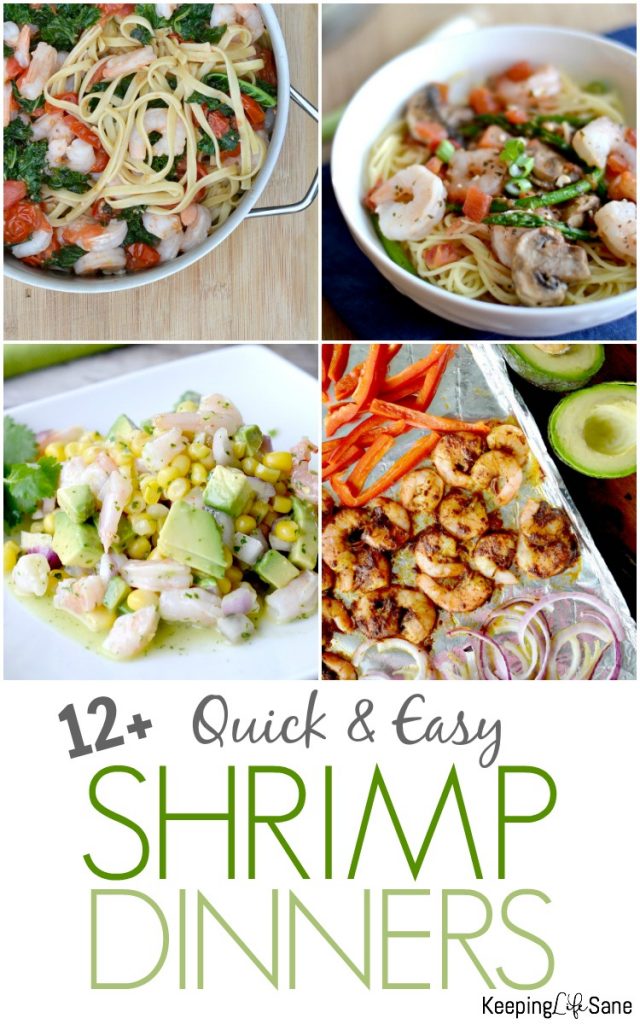Here are some GREAT quick and easy shrimp recipes for a busy night. You can do so much with shrimp in a short amount of time.