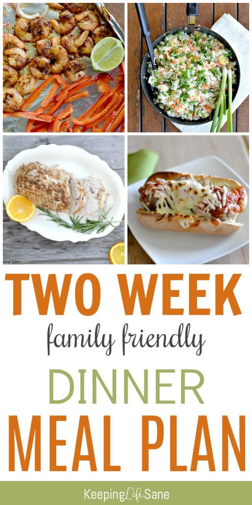 What are you feeding your family this week? Hop on over and grab this two week dinner meal plan that your kids are sure to love. It will save you tons of time and money!