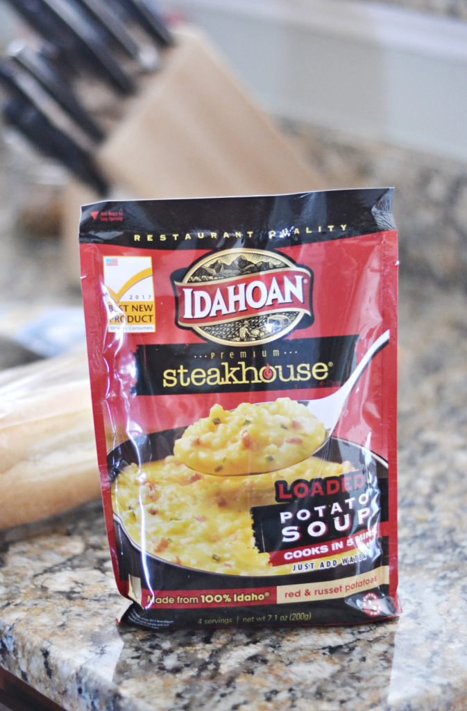 bag of Idahoan steakhouse soup