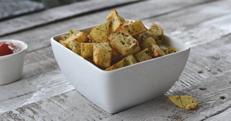 Air fryers are the best and this is the BEST homemade air fryer French fries on the Internet. You are going to love this three ingredient side dish.