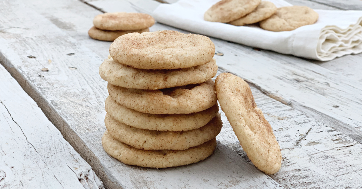 Eggless Snickerdoodle Cookies The best eggless cookie you can make