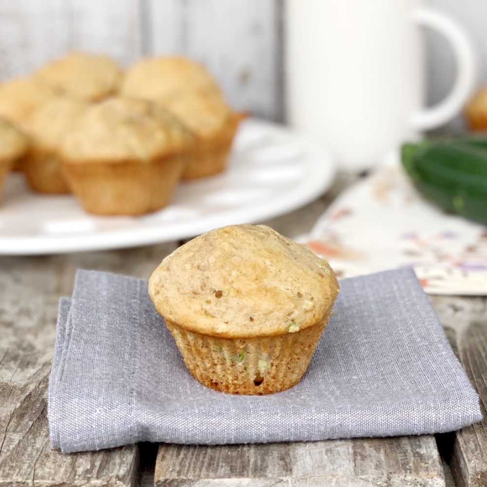 EASY Eggless Zucchini Muffins Recipe Keeping Life Sane