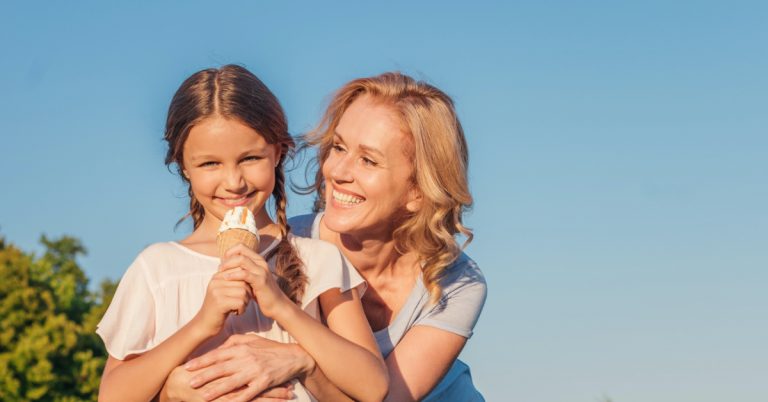 Try something new with your kids. It's fun for all ages. Why don't you eat ice cream for dinner tonight?
