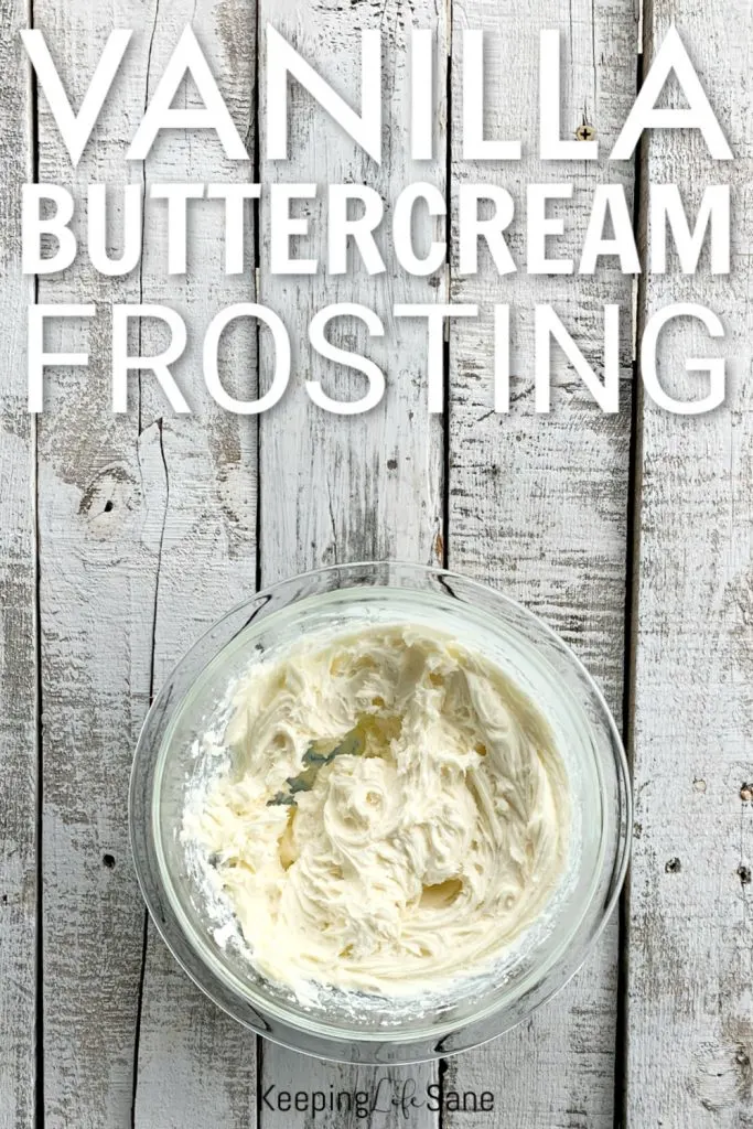 Vanilla buttercream frosting is perfect for any cake or cupcakes. This one is my recipe I use for almost all my cakes. It's so yummy and fluffy!