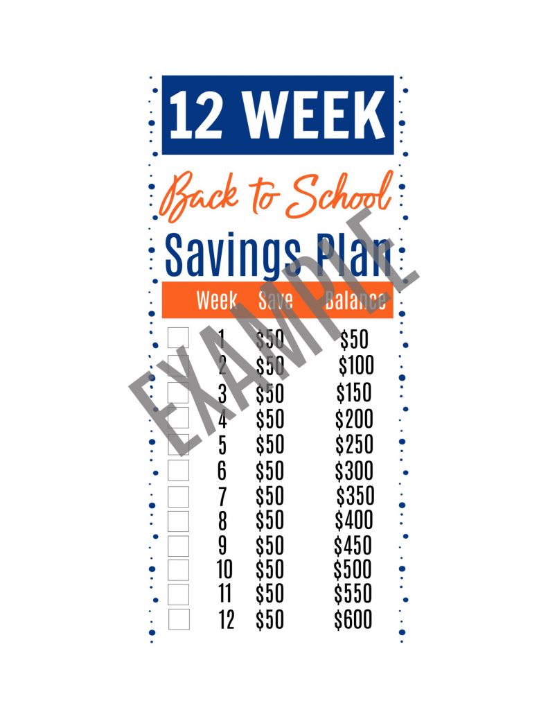 Who else is doing back to school shopping? Make sure to take advantage of these back to school tips. If you're planning ahead, you can save $600 in 12 week!