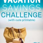 You may be wondering, “How do I save for vacation?” Learn about this REALISTIC vacation savings challenge. It’s comes with a cute printable to help make saving easy.