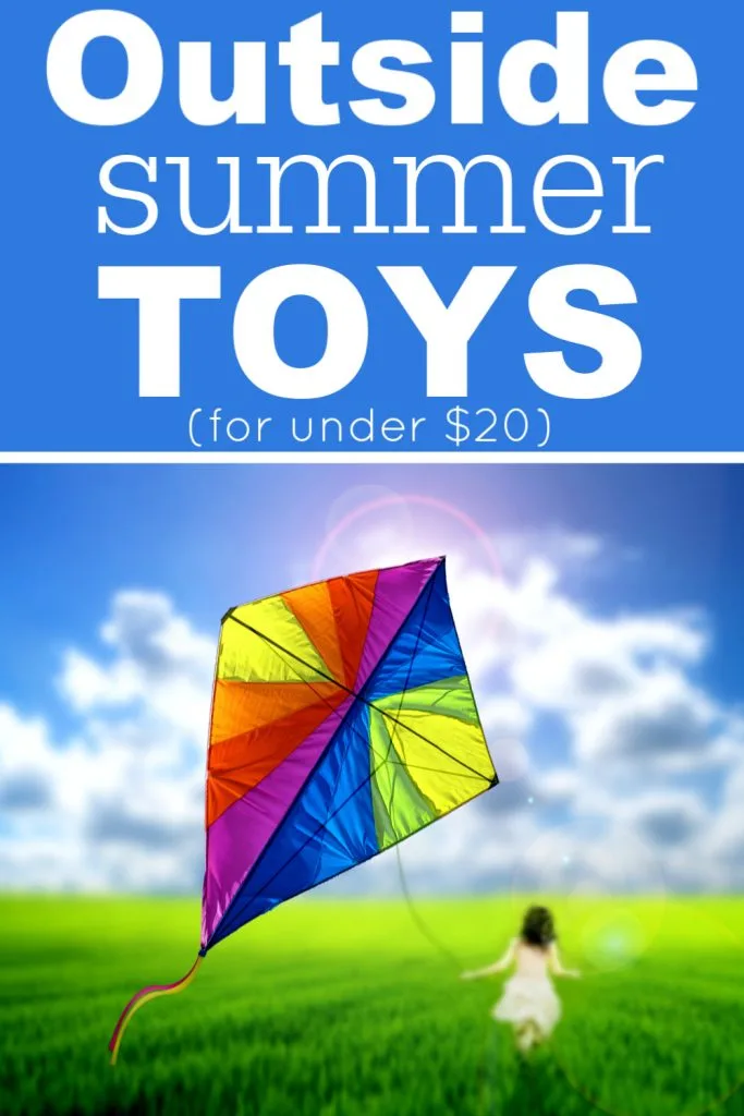 Here are some fun outside summer toys for your kids without spending a fortune! They're all under $20 and will keep your kids busy.