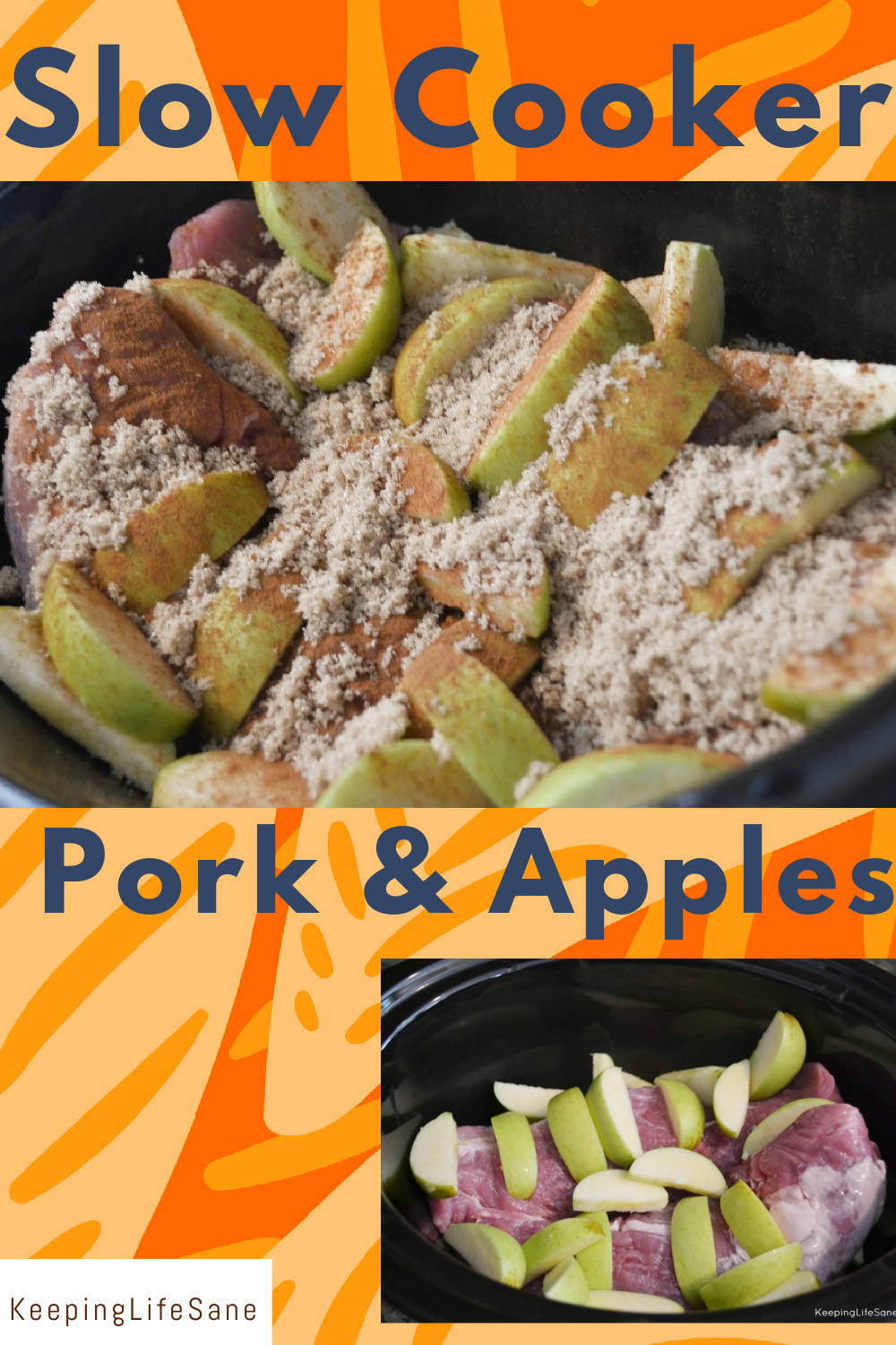 Easy Slow Cooker Pork Roast with Apples Recipe Keeping Life Sane