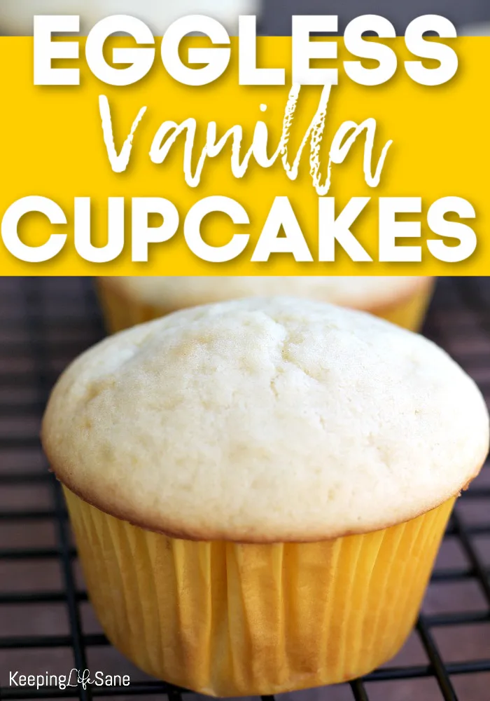one delicious looking vanilla cupcake in yellow paper