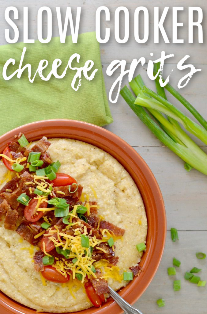 How to make Crock Pot Cheese Grits {Loaded} Keeping Life Sane