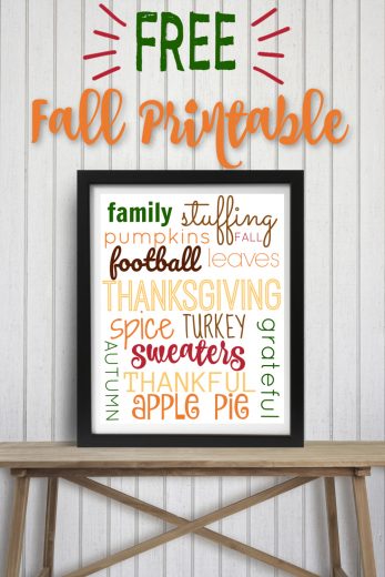 Free Printable Fall Decorations - Keeping Life Sane